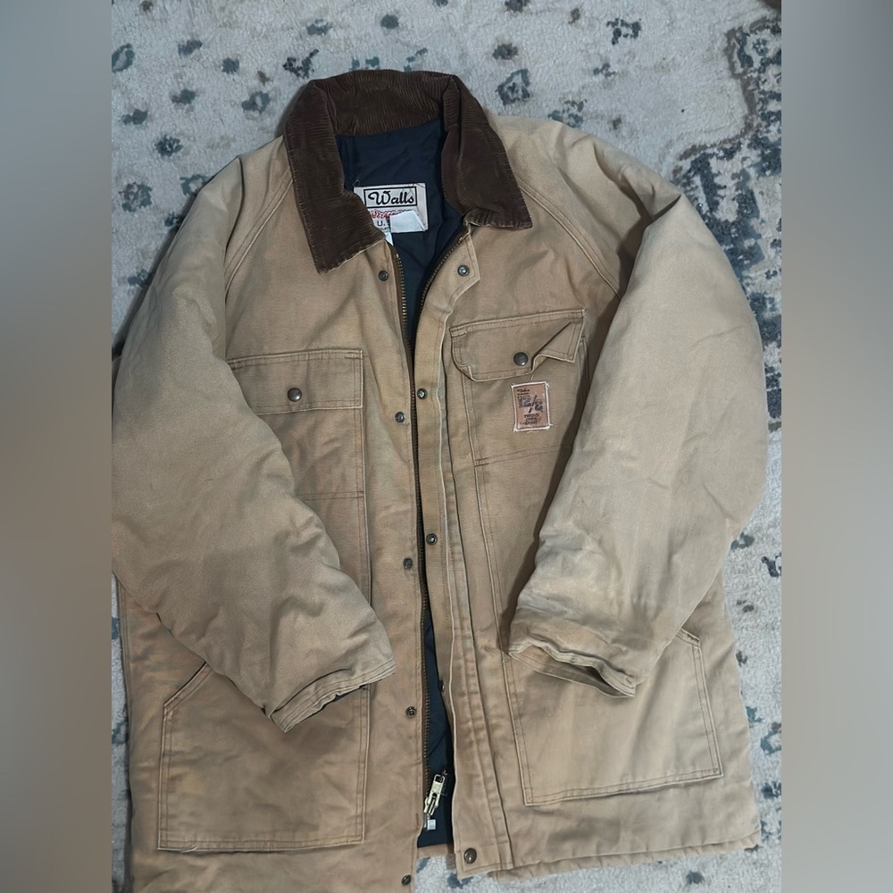 Tan and brown Walls insulated jacket